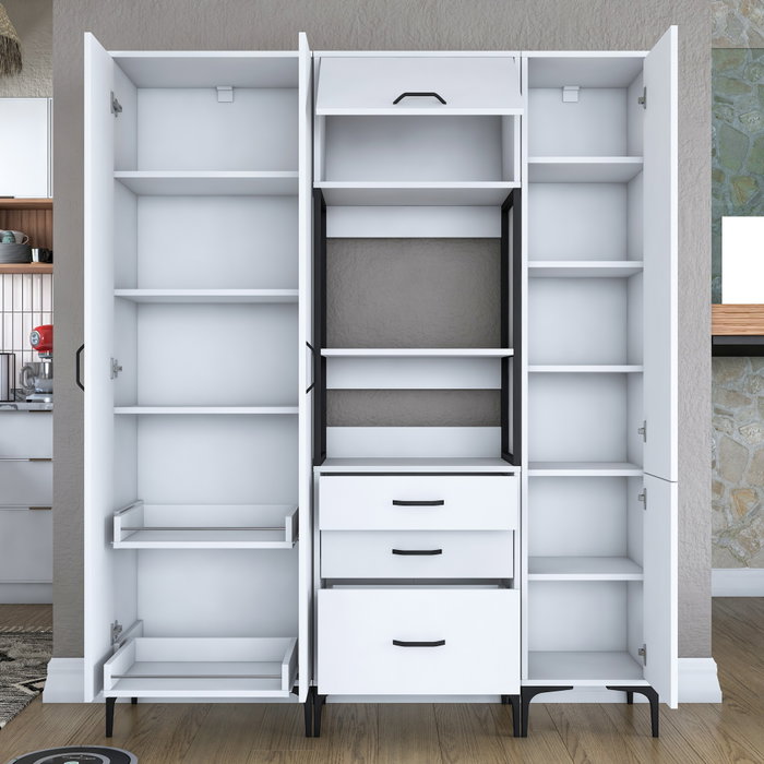 Hanah Home Gabinete Multipropósito Blanco JE144 - 3114 Hanah Home Gabinete Multipropósito Blanco JE144 - 3114